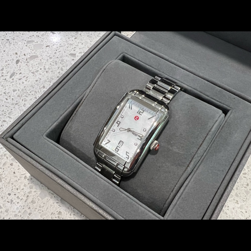 Michele Women’s MWW15C000044 ‘Milou Park’ Stainless Steel Watch